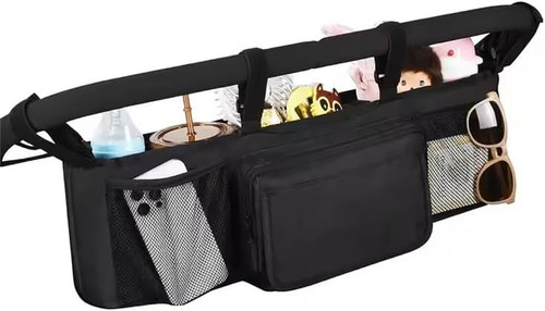 Double baby stroller organizer - double,