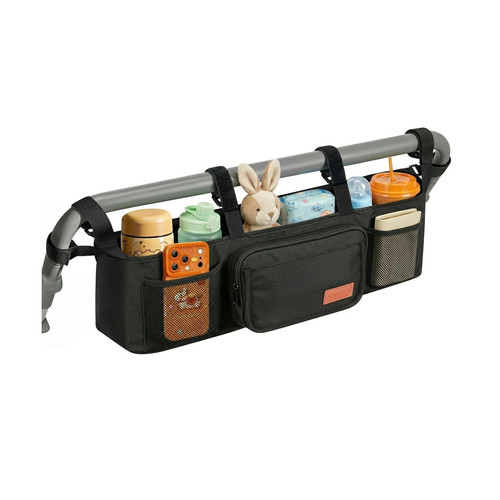 Double stroller organizer for - stroller,