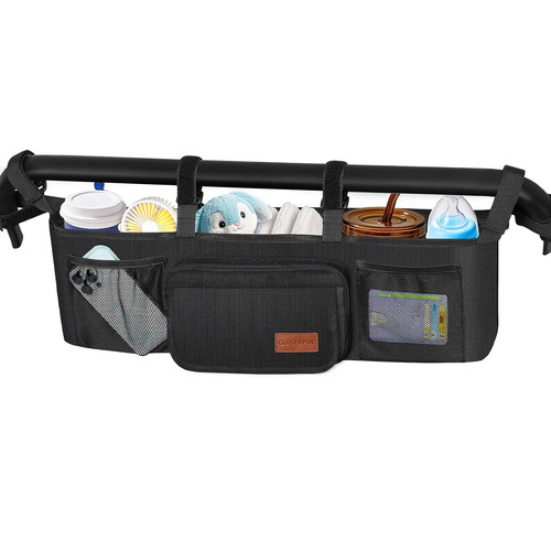 Double stroller organizer with - double,