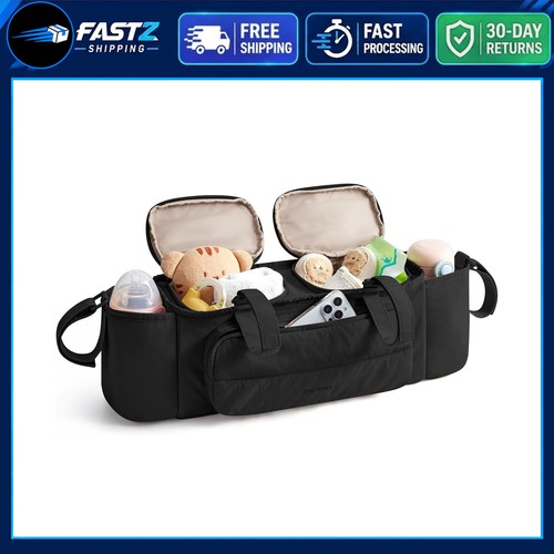 Double stroller organizer for - stroller,