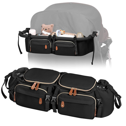 Double stroller organizer - stroller, for