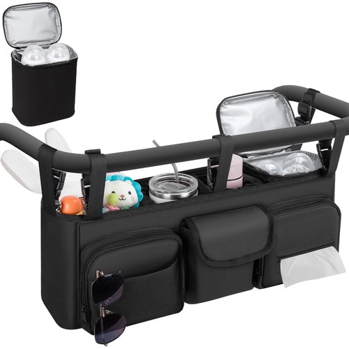 Double stroller organizer - double,