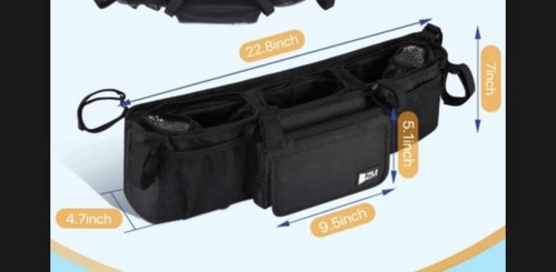 Double stroller organizer - double,