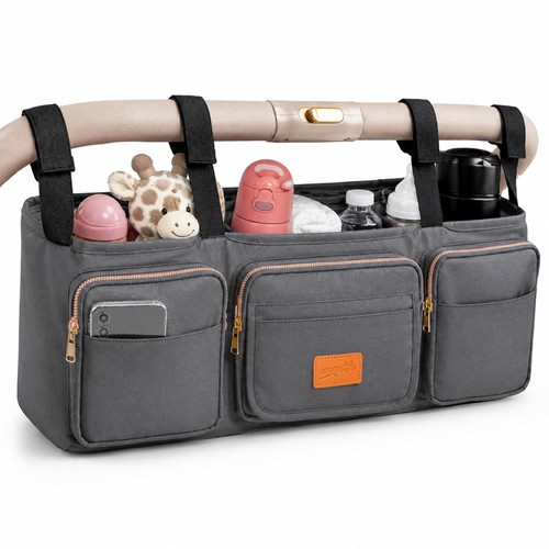 Double stroller organizer - double,